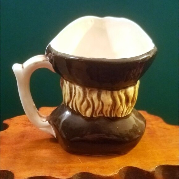 Vintage Pirate Toby Mug Ceramic 3.5" High Excellent Condition No Chips - Picture 3 of 6